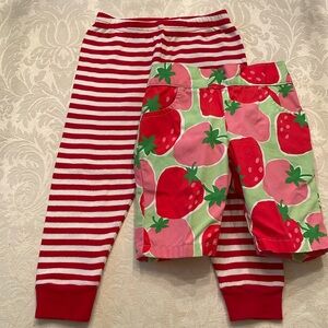 Gymboree Pants (size 18-24 mos) and Shorts (size 3-6 mos)